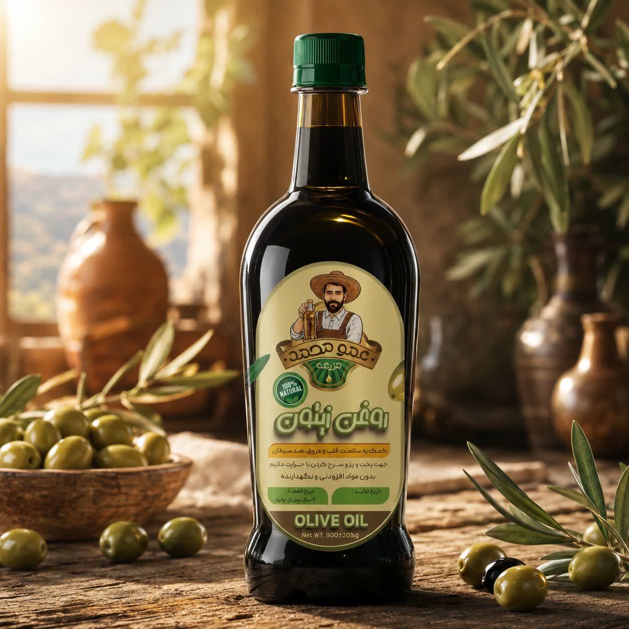 روغن زیتون ارگانیک صد در صد خالص